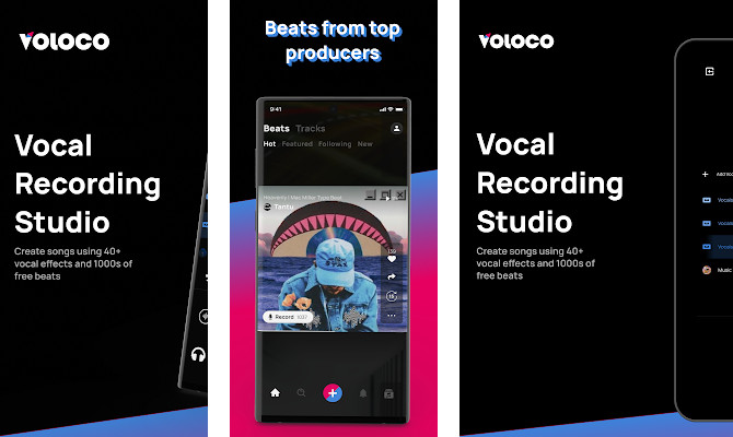 Voloco - Automatic pitch correction, Background noise removal