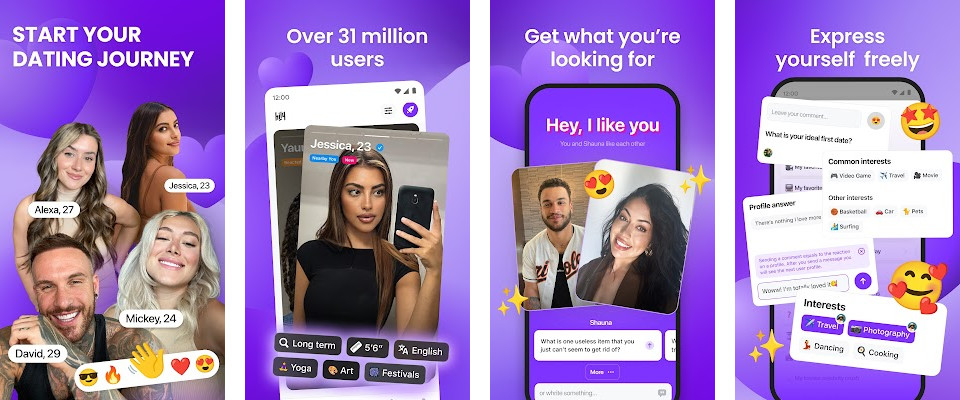 Hily - Compatible matches, Chat and flirt, Local meetups