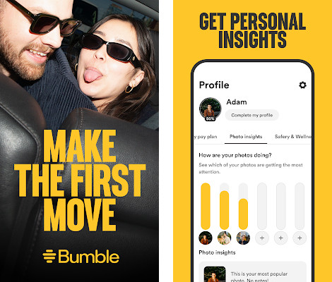 Bumble Dating App - Women make first move, Focus on kindness, Inclusive for all